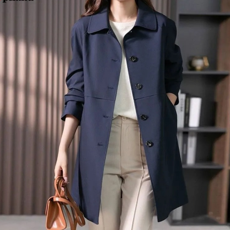 Elise – Trench scurt cu nasture