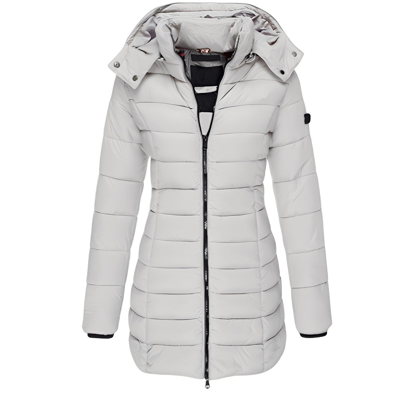 Jazmine - Design, haină călduroasă, capitonată pentru femei