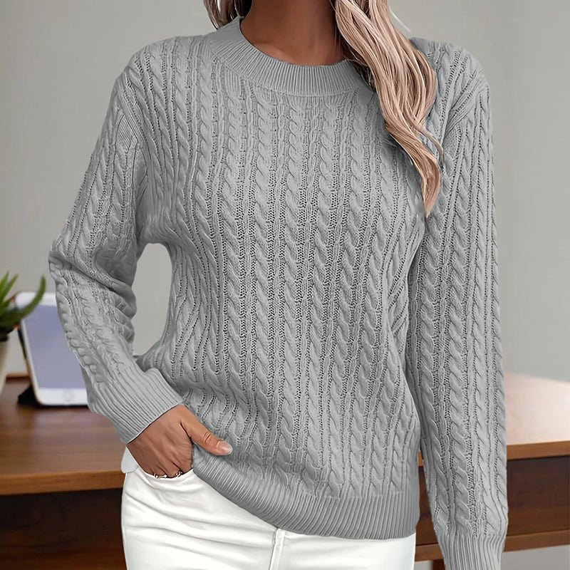 Adamina - Pulover elegant cu textură pentru femei