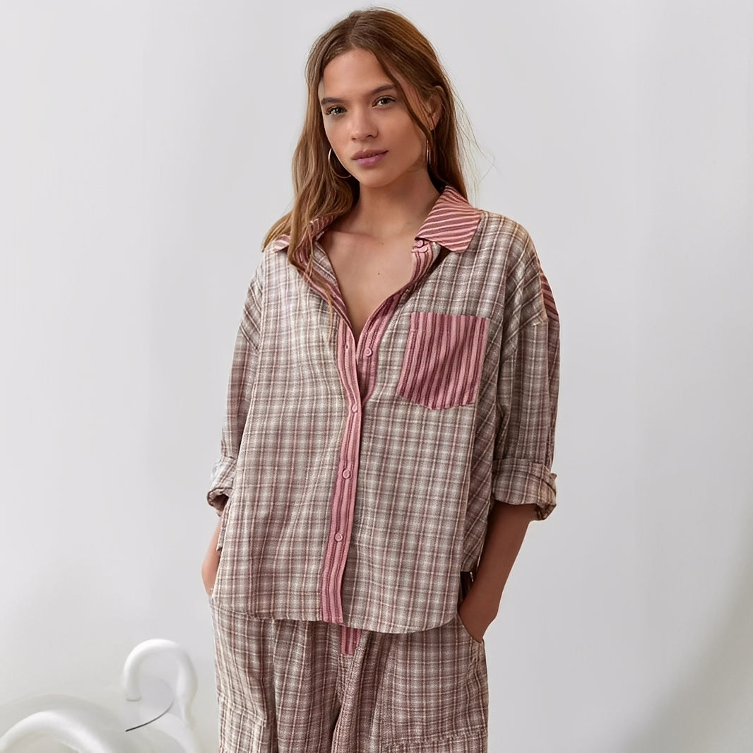 Elenora - Set de pijama confortabil și ușor din două piese pentru femei