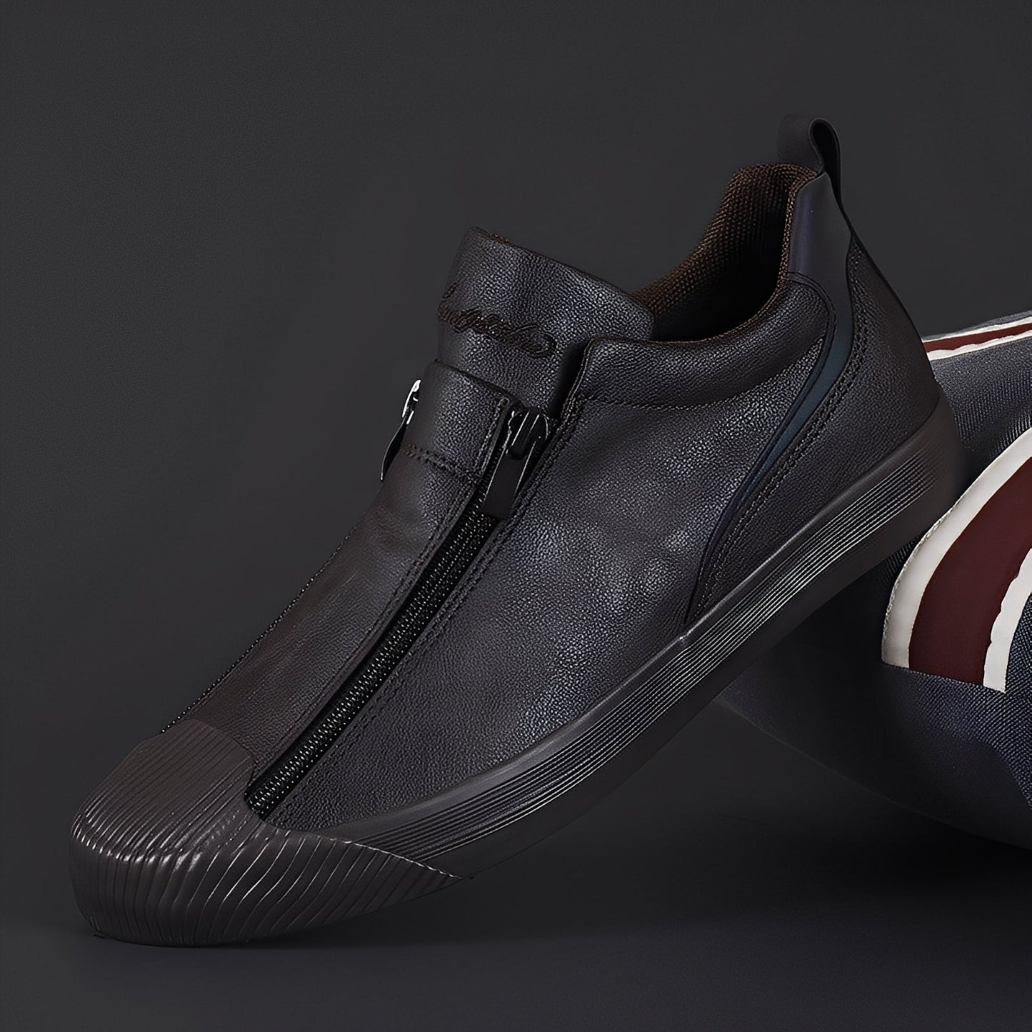 Nathan - Pantofi din piele cu fermoar pentru femei, eleganți