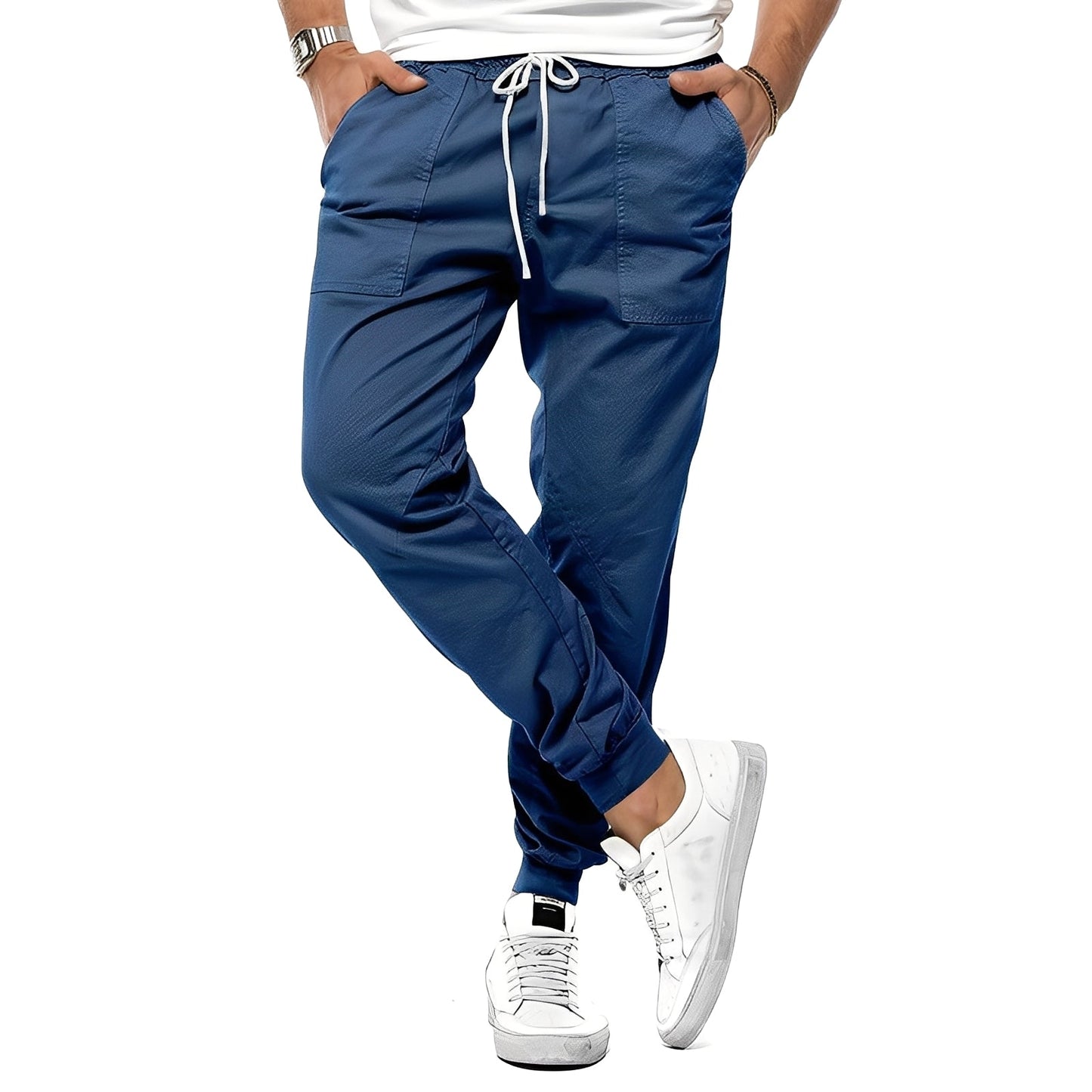 Cooper - Pantaloni sport la modă cu elasticitate pentru bărbați