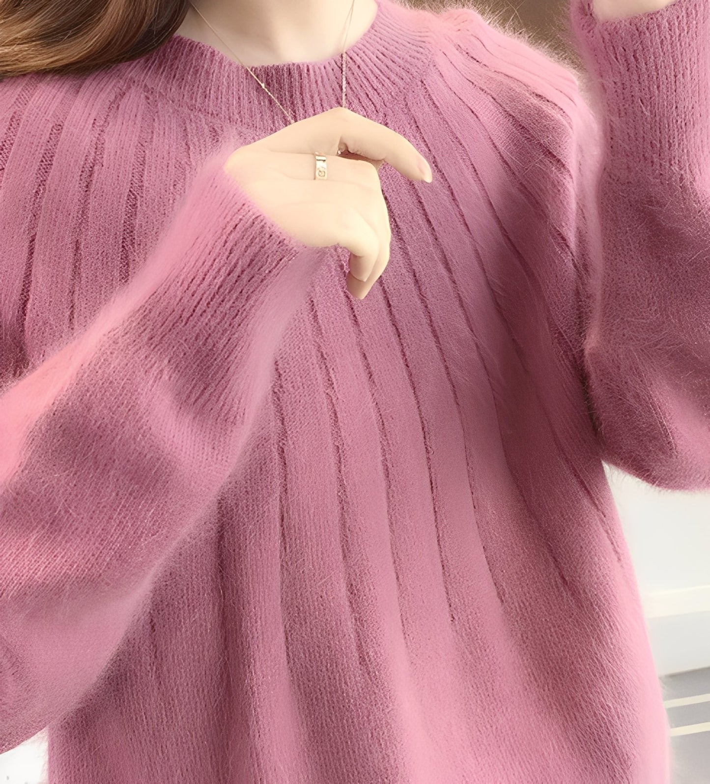 Josslyn - Elegantní, volný kašmírový svetr pro ženy