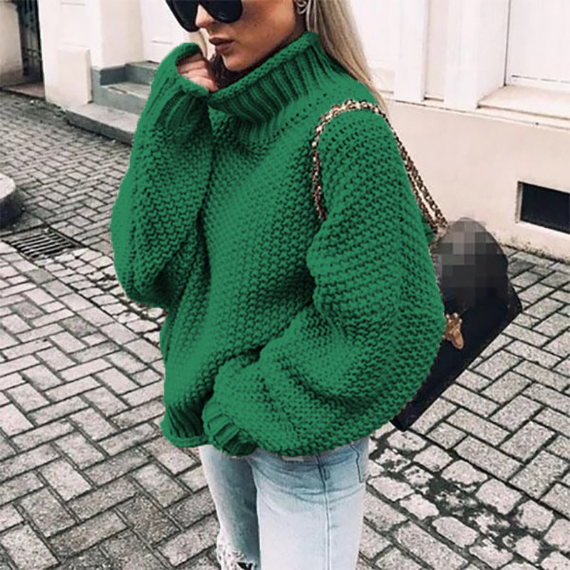 Brooke – Pulover cu guler înalt extra gros