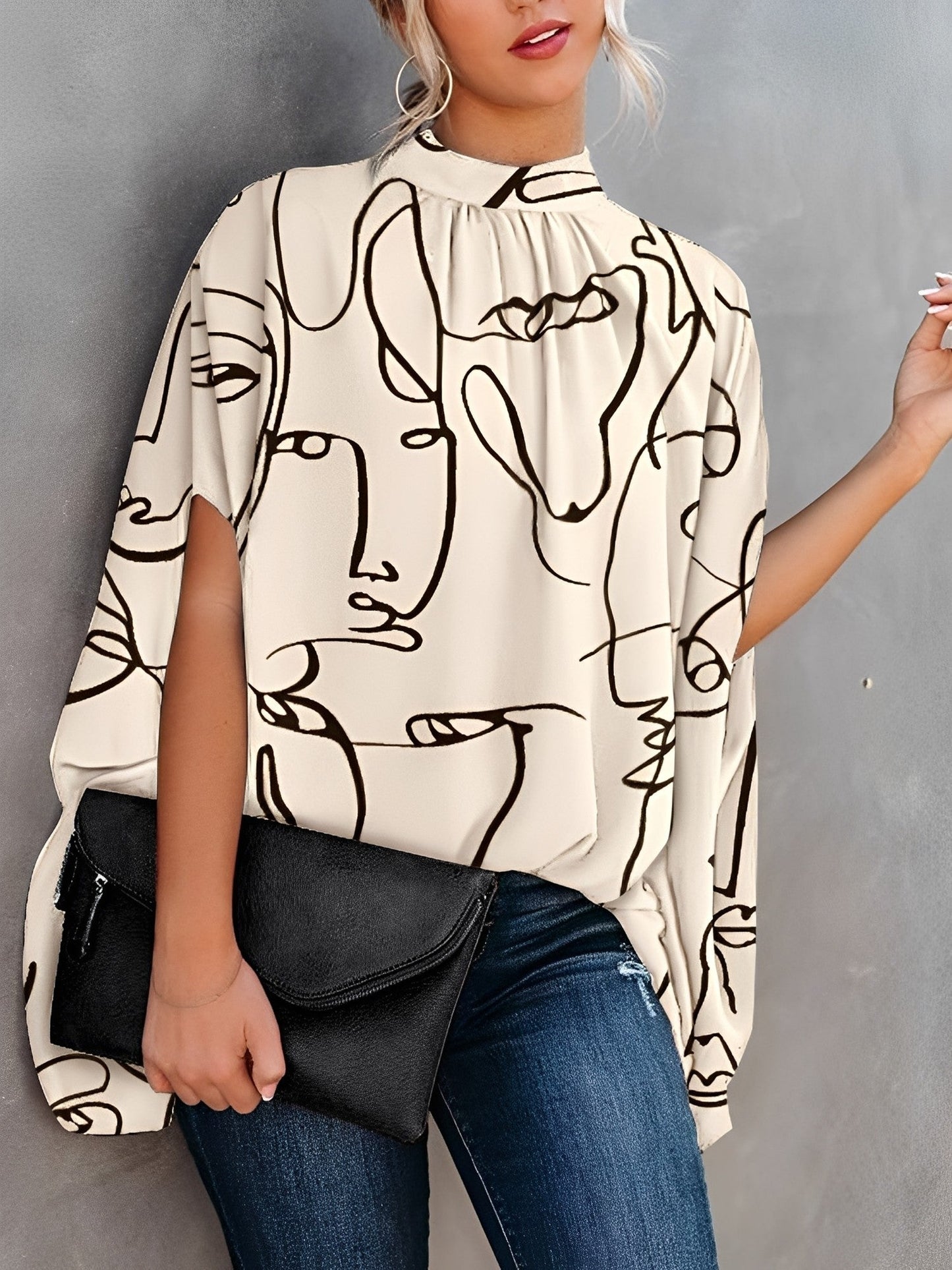 Nicola - Bluza stilată cu flair pentru femei