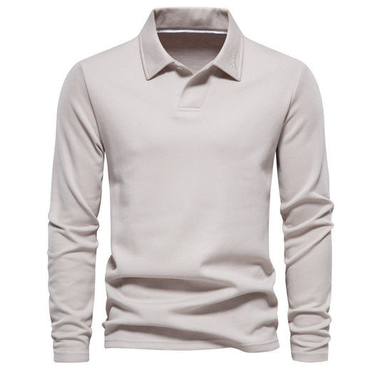 Elvin - Cămașă polo casual și formal cu mâneci lungi pentru bărbați