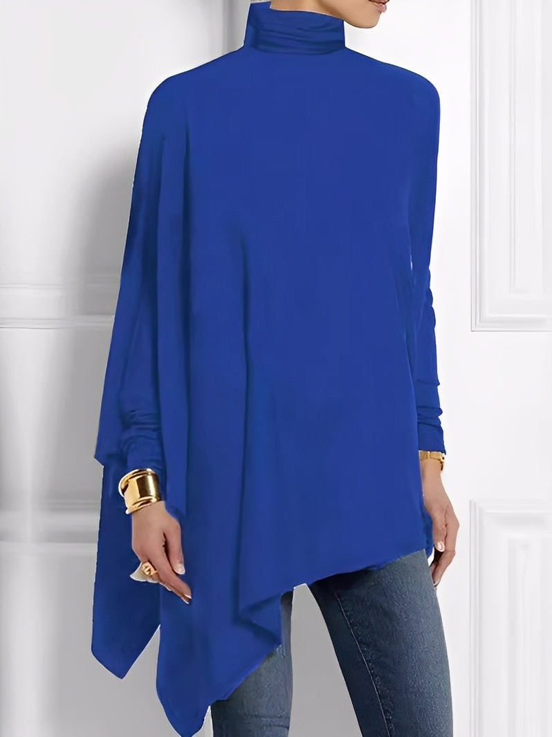 Kalysta - Bluza asimetrică stilată Fleece pentru femei