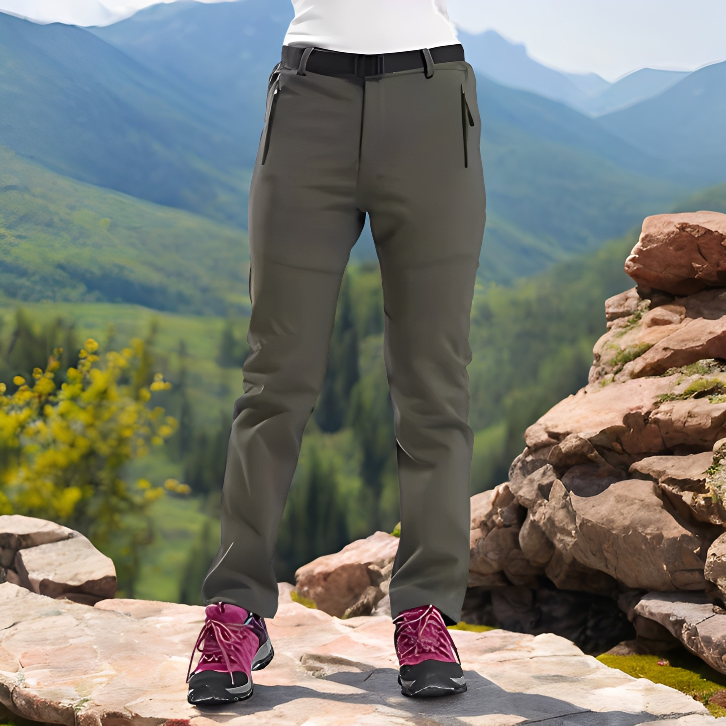 Rosanna - Stil, pantaloni groși de exterior pentru femei