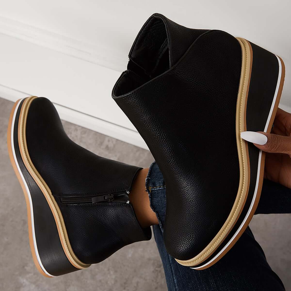 Danielle – Cizme stil platou
