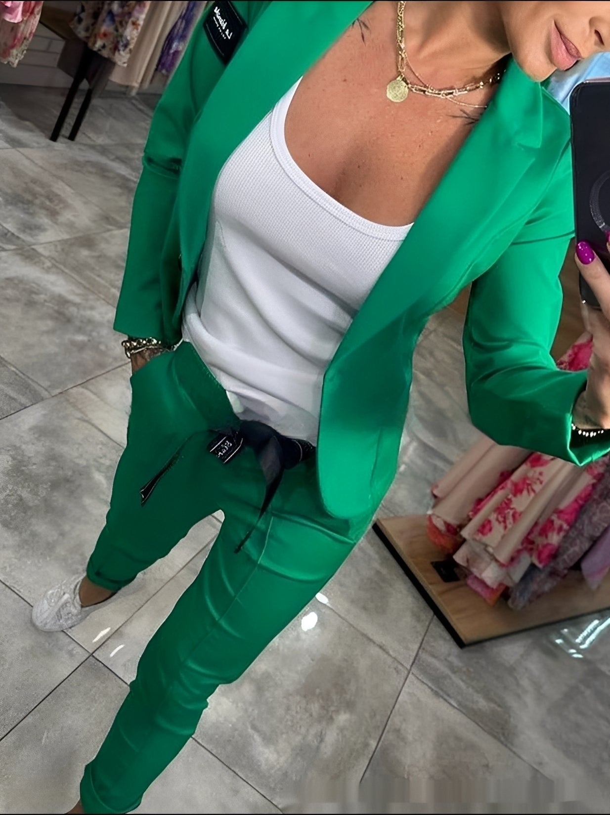 Kassandra - Set elegant de costum lejer pentru femei