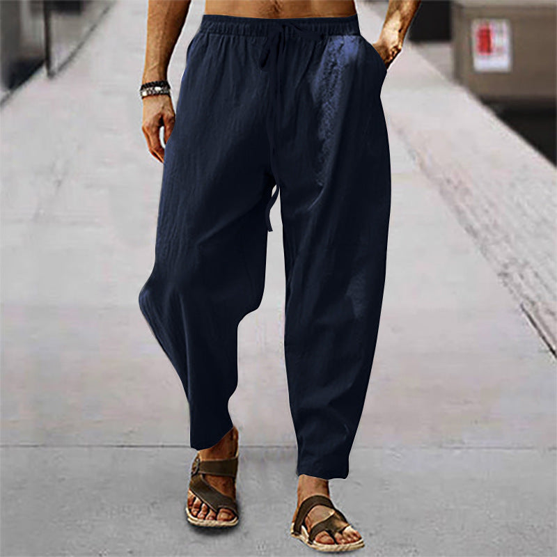 Titus – Pantaloni ușori de plajă din bumbac-in