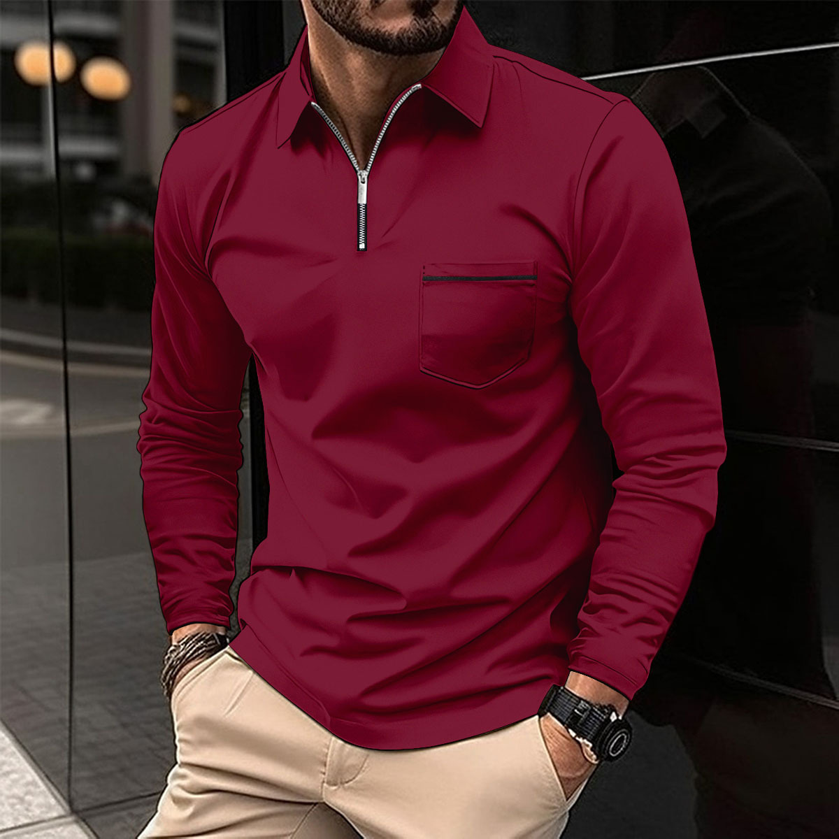 Romeo – Polo cu mânecă lungă