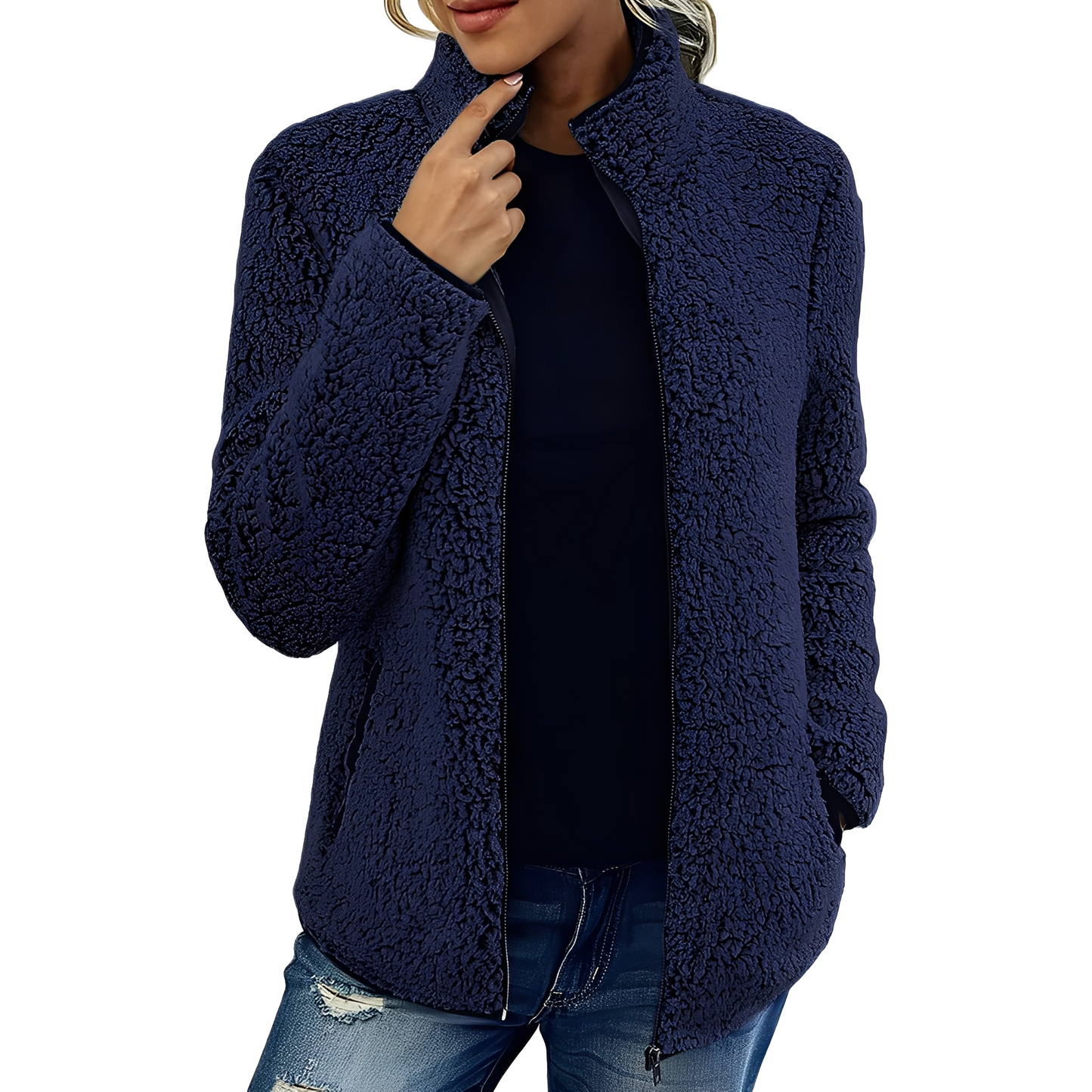 Larissa - Jachetă fleece elegantă și călduroasă pentru femei