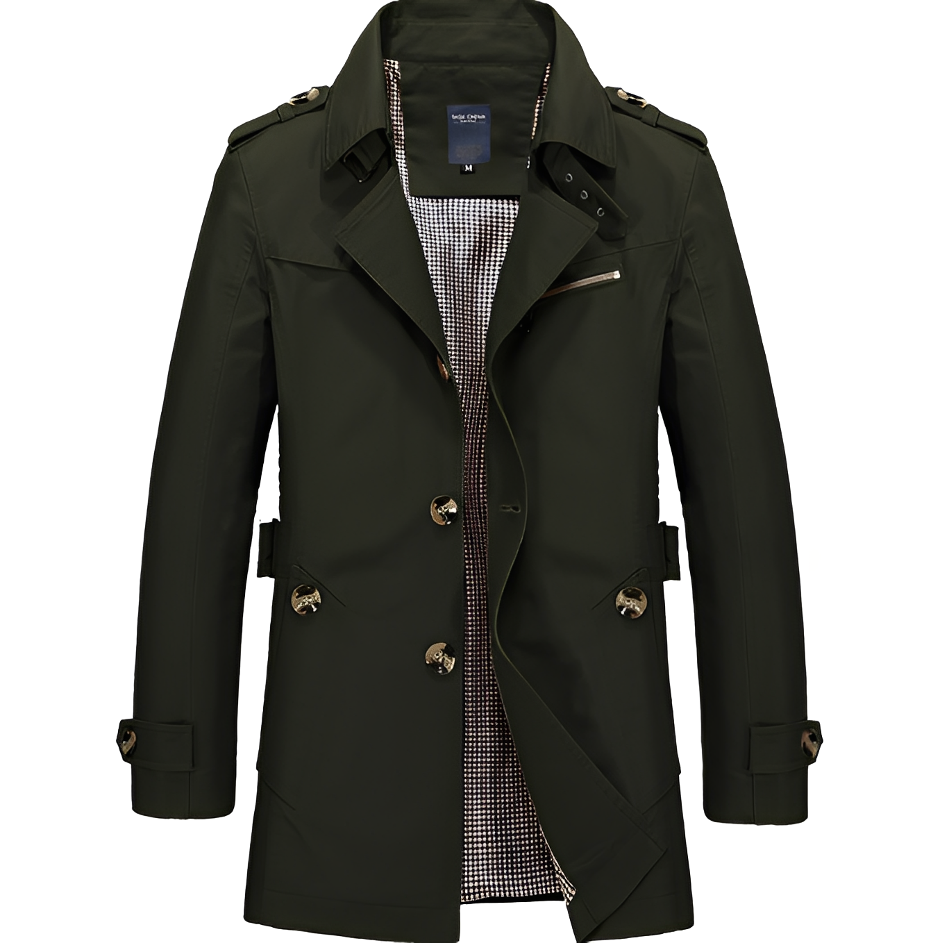 Kolton - Elegant Windbreaker-Trenchcoat pentru bărbați
