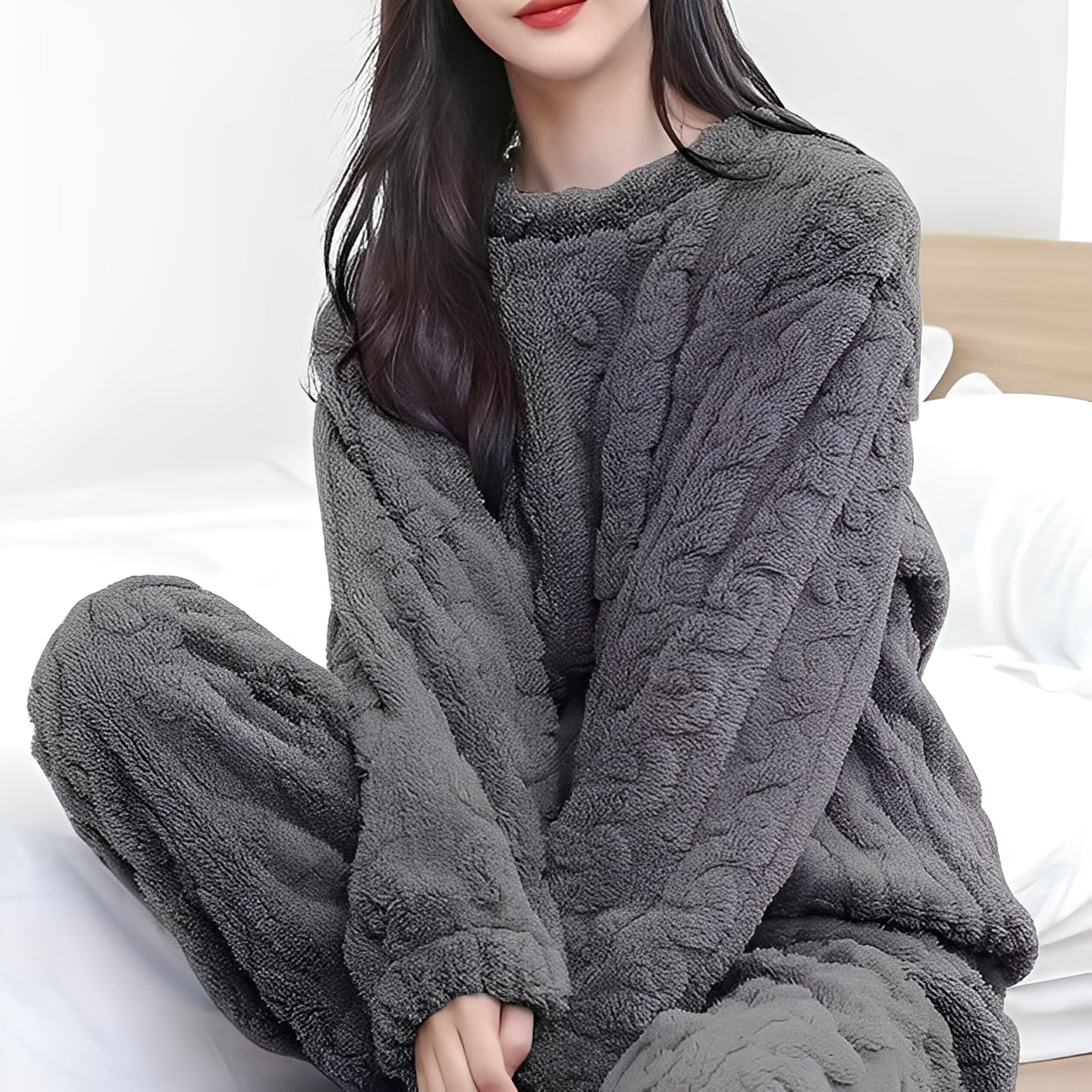 Kilie - Set din fleece practic și confortabil pentru femei