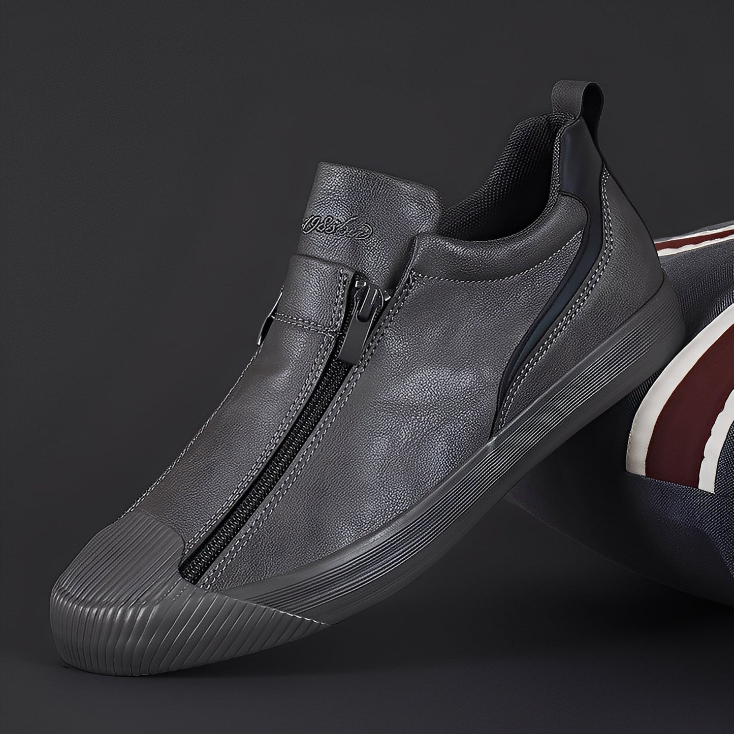Nathan - Pantofi din piele cu fermoar pentru femei, eleganți