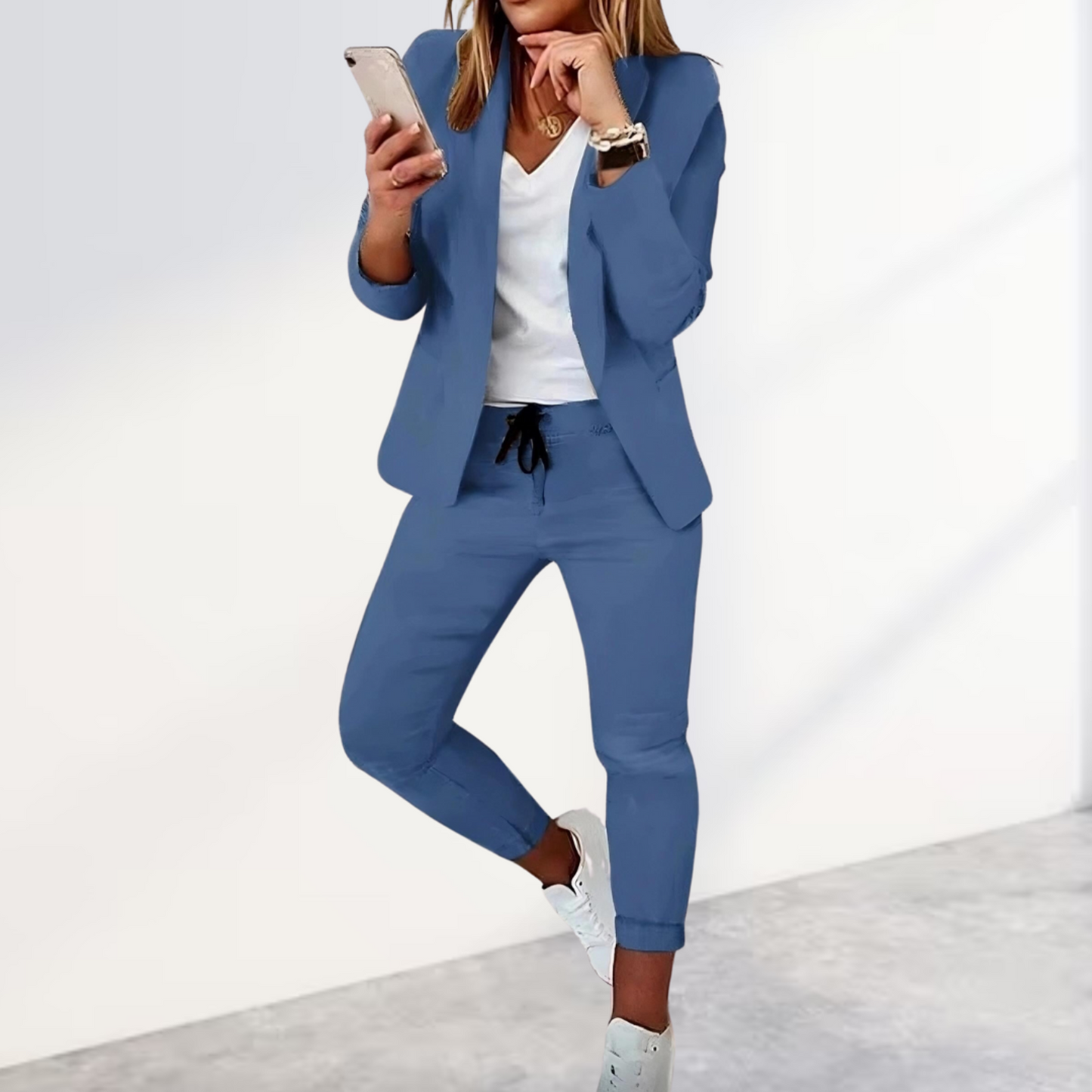 Amélie – Sacou Elegant și Pantaloni Asortați