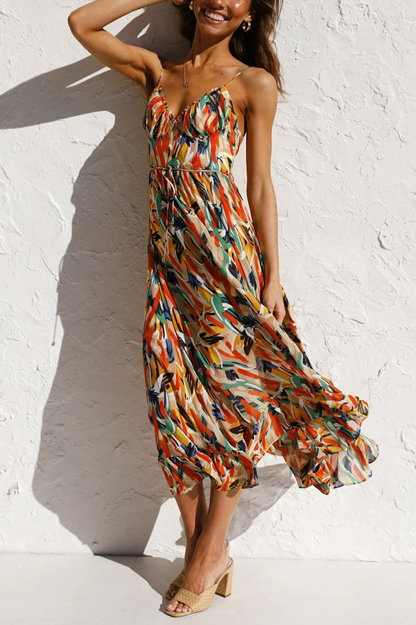 Charité – Rochie Midi Colorată