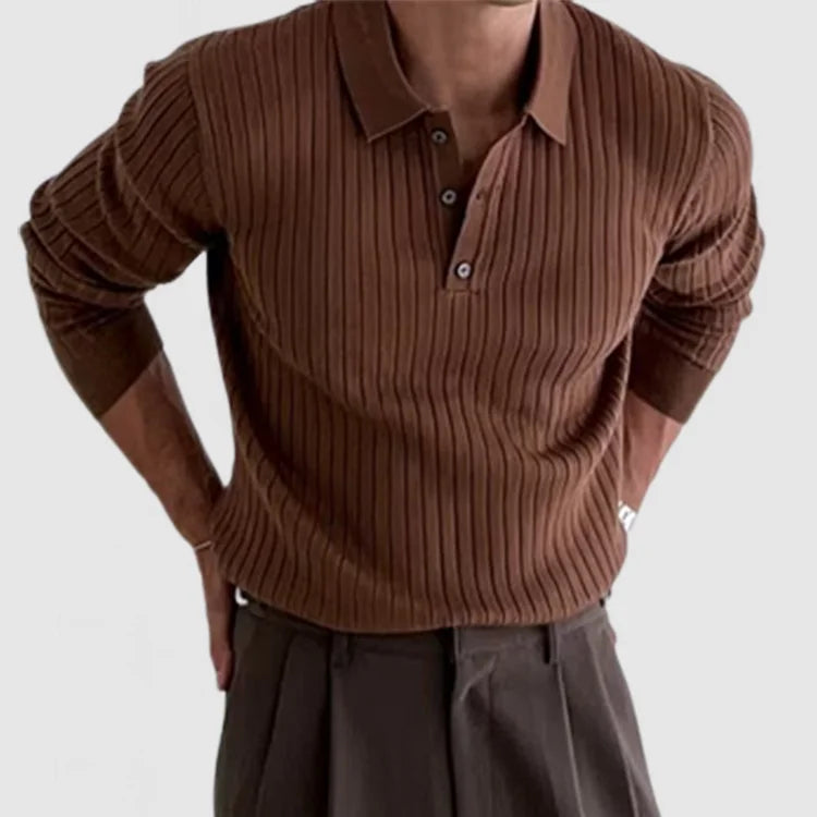 Blaine – Tricou Polo cu Mâneca Lungă Bărbați