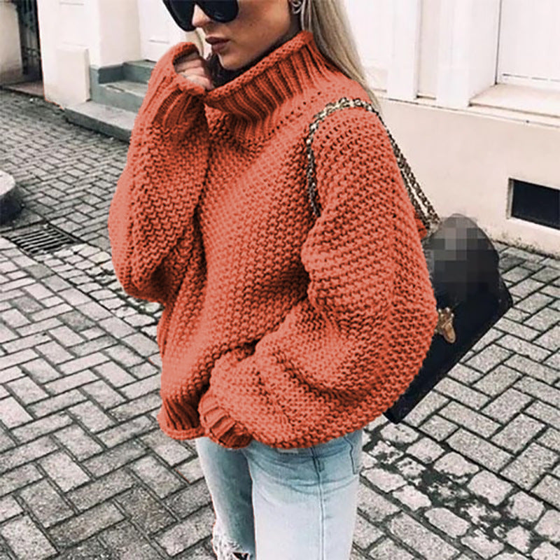 Brooke – Pulover cu guler înalt extra gros