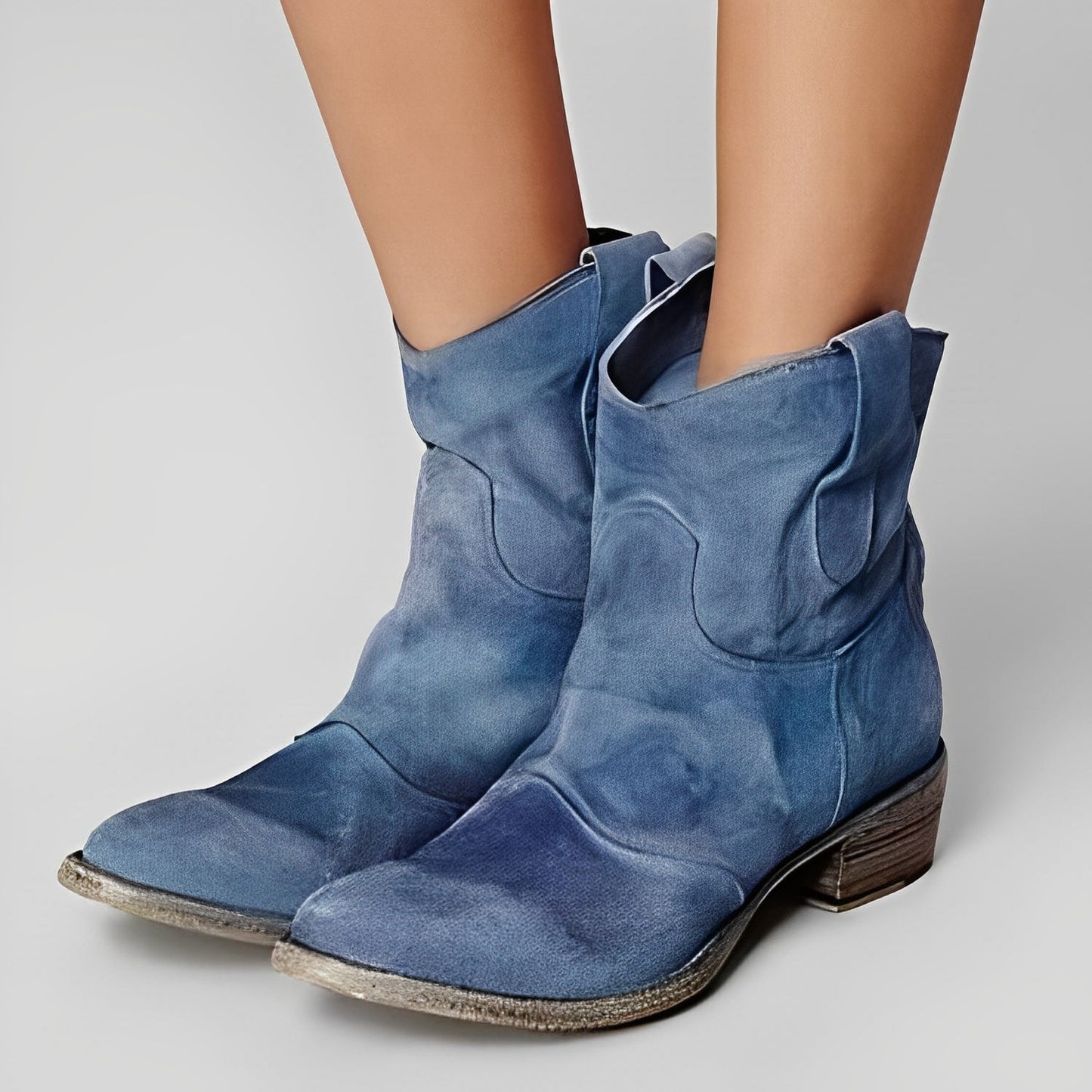 Margaret - Cizme de piele casual pentru femei