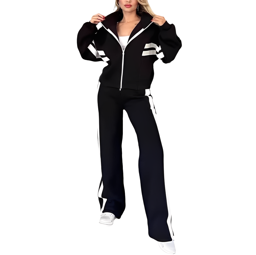 Maddie - Set sportiv elegant din două piese pentru femei