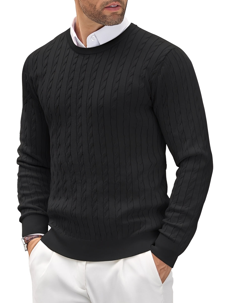 Romilly - Tricou tricotat strâmt și lejer pentru bărbați