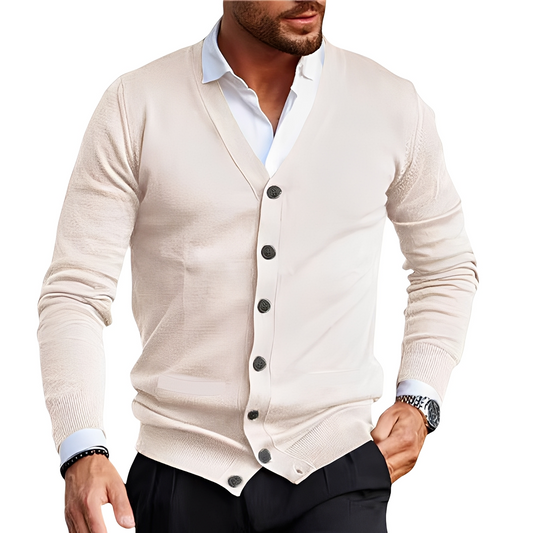 Kyler - Cardigan elegant cu nasturi pentru bărbați