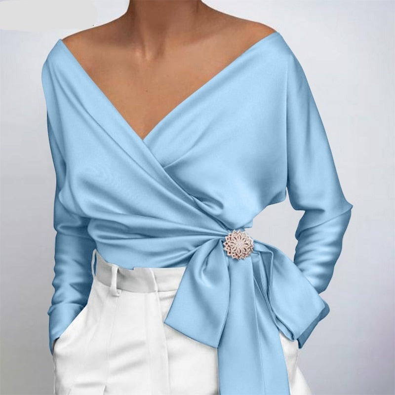 Claudia – Bluza ușoară din mătase