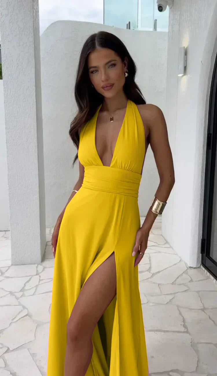 Madison – Rochie cu decolteu adânc în V