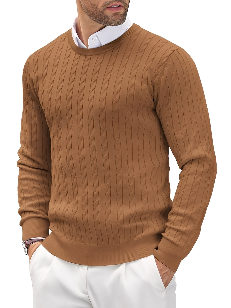 Romilly - Tricou tricotat strâmt și lejer pentru bărbați