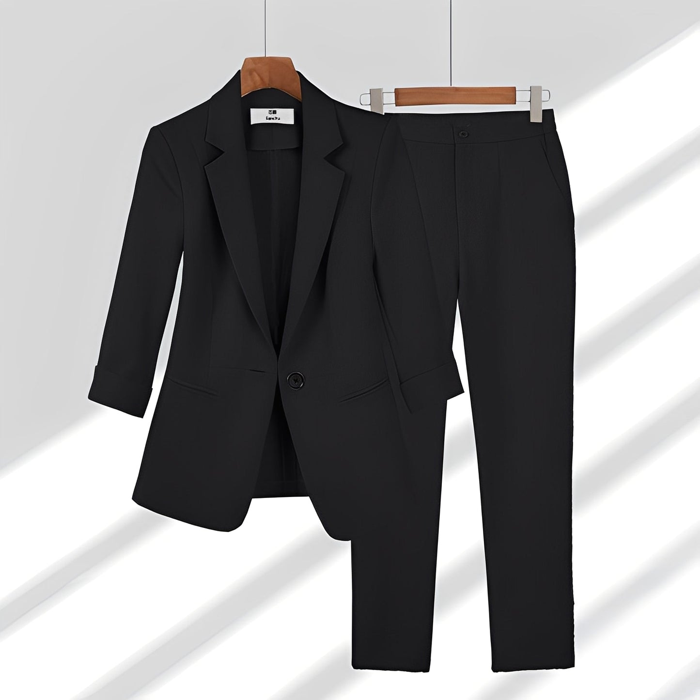 Andrea - Set elegant de sacou și pantaloni pentru doamne