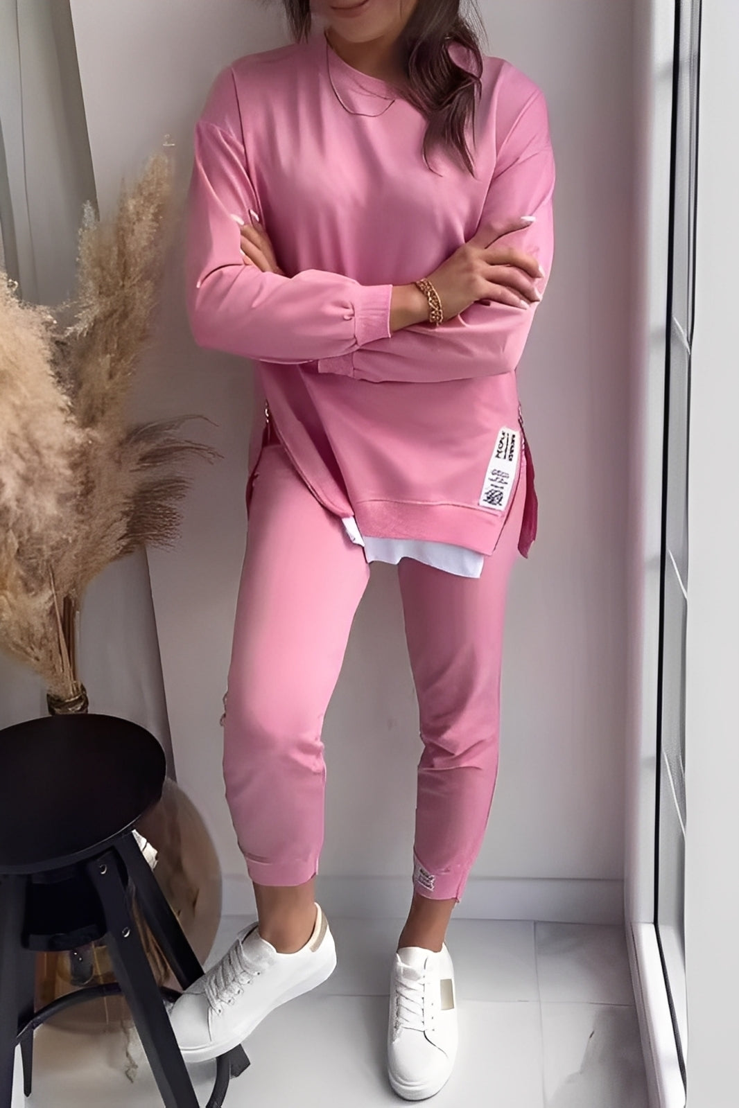 Kristine - Set de trening cu bluză și pantaloni pentru femei