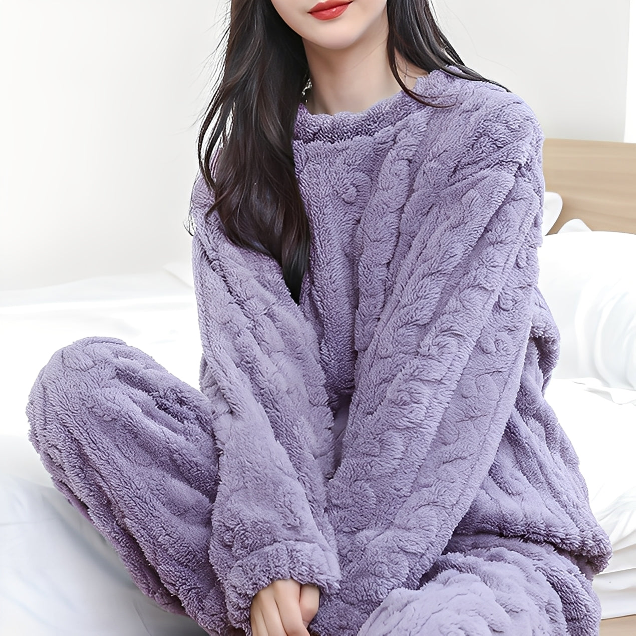 Kilie - Set din fleece practic și confortabil pentru femei