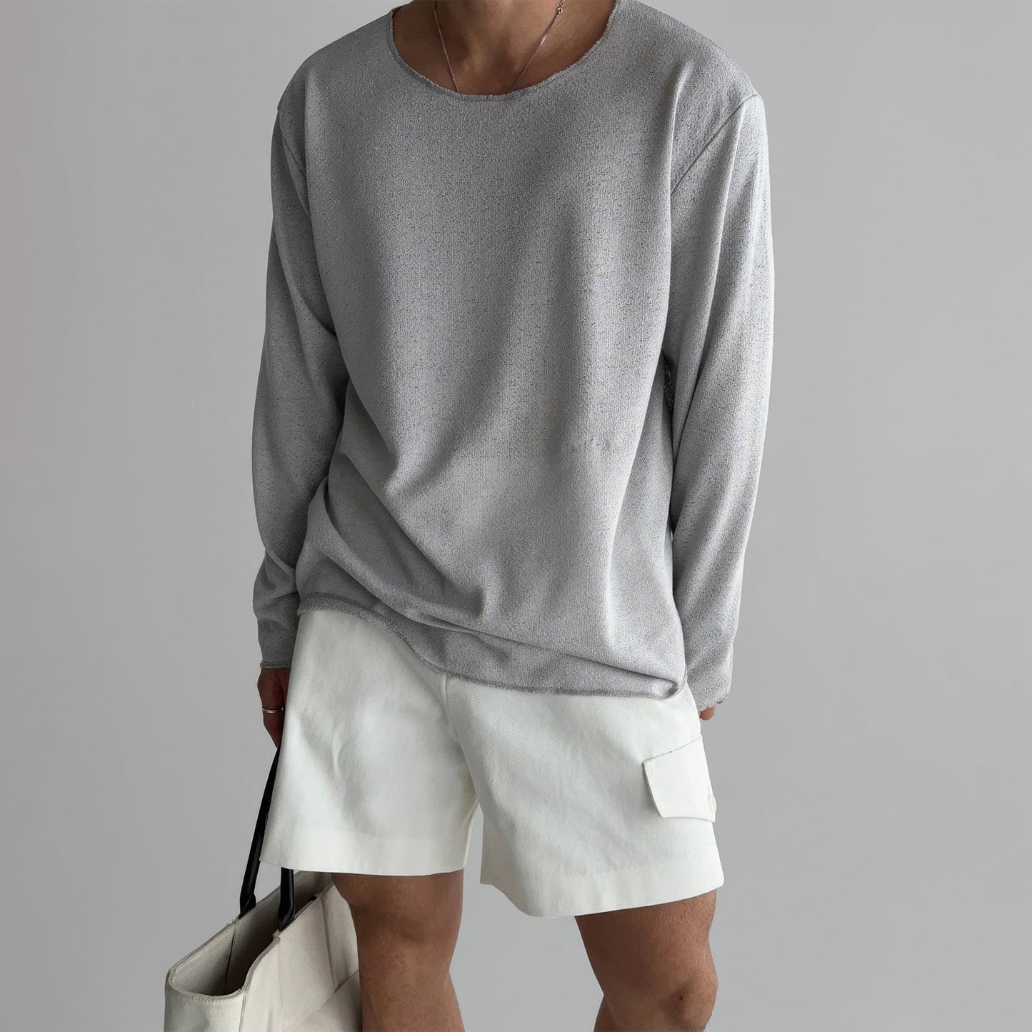 Carter - Cămașă Tricotată Casual cu Mâneci Lungi pentru Bărbați