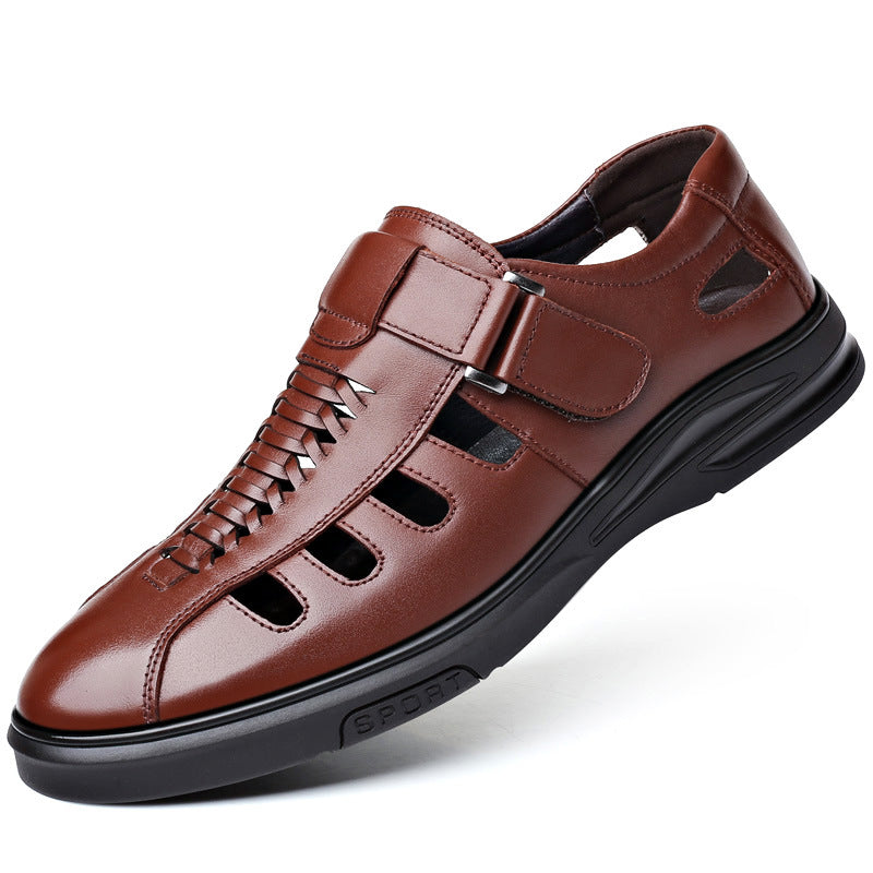 Nelson - Sandale elegante din piele deschisă pentru bărbați