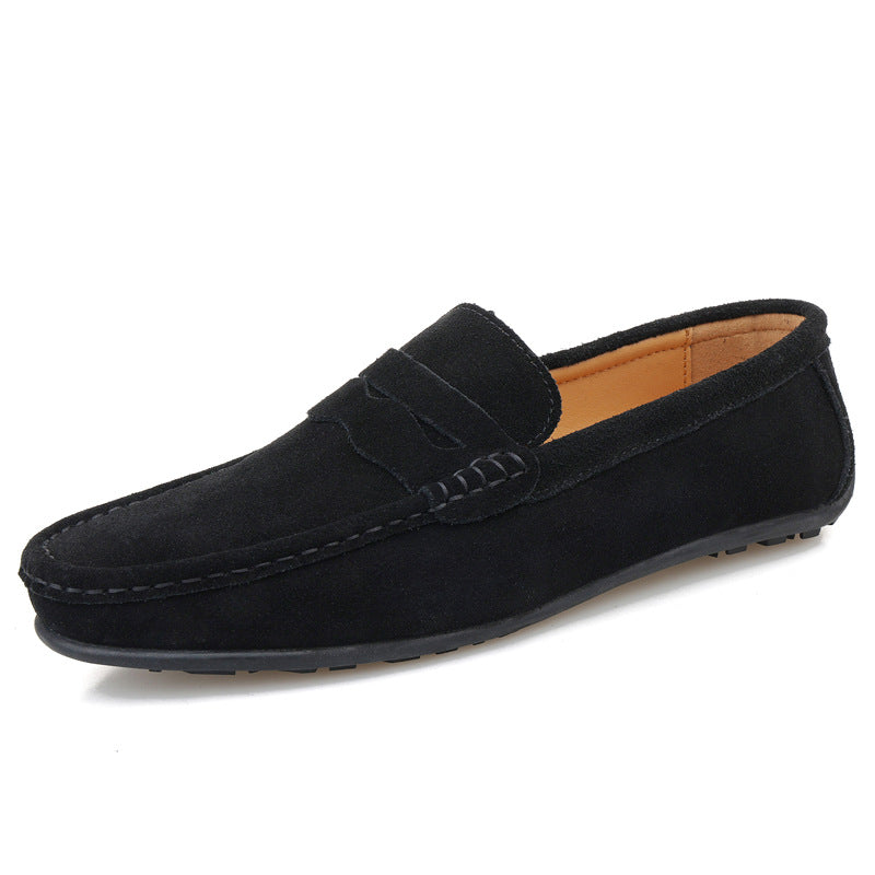 Gibson - Pantofi loafer retro din piele întoarsă pentru bărbați