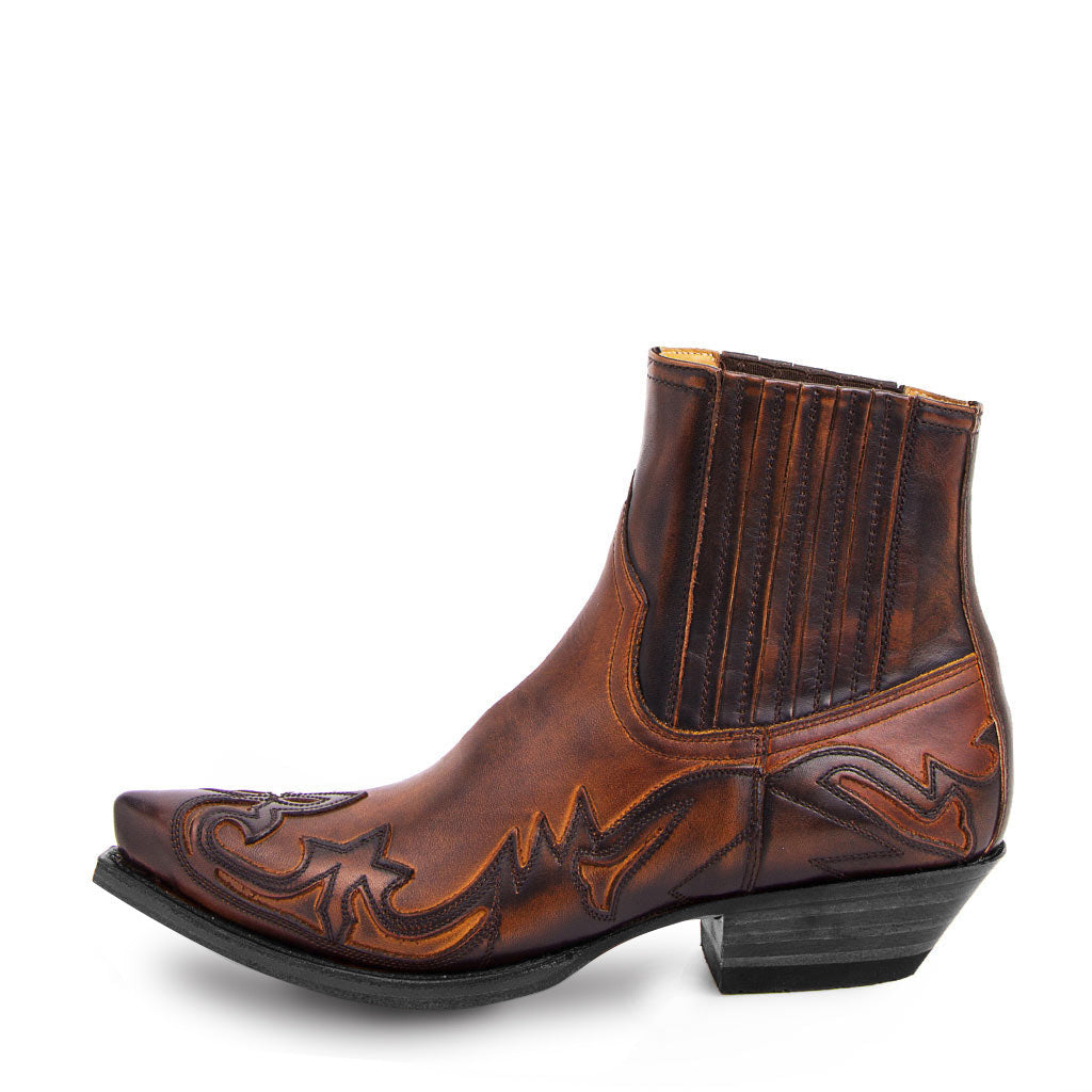 Geraldine - Cizme din Piele în Stil Retro-Cowboy pentru Femei