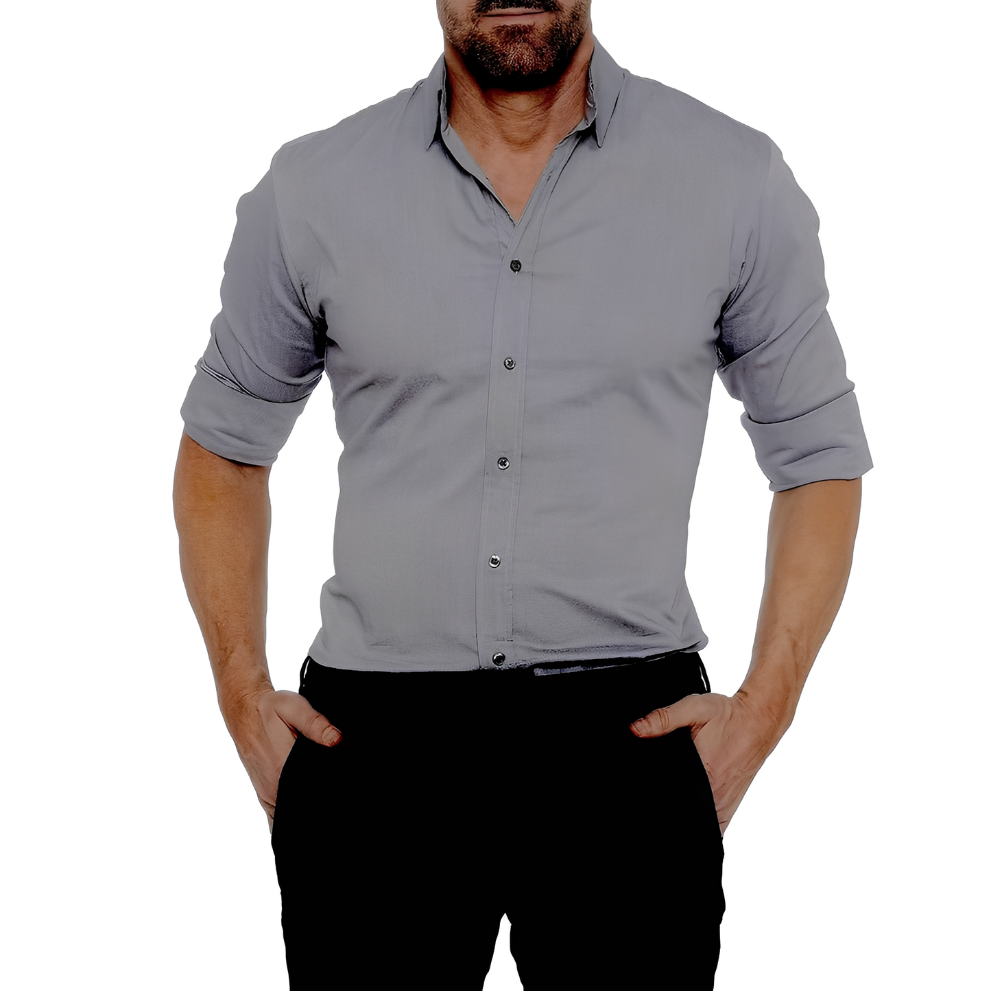 Andrew - Cămașă casual, formală, fără șifonare pentru bărbați