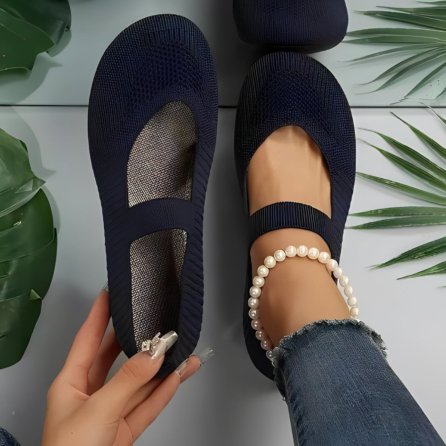 Rorie - Pantofi comozi și moi de casual pentru femei