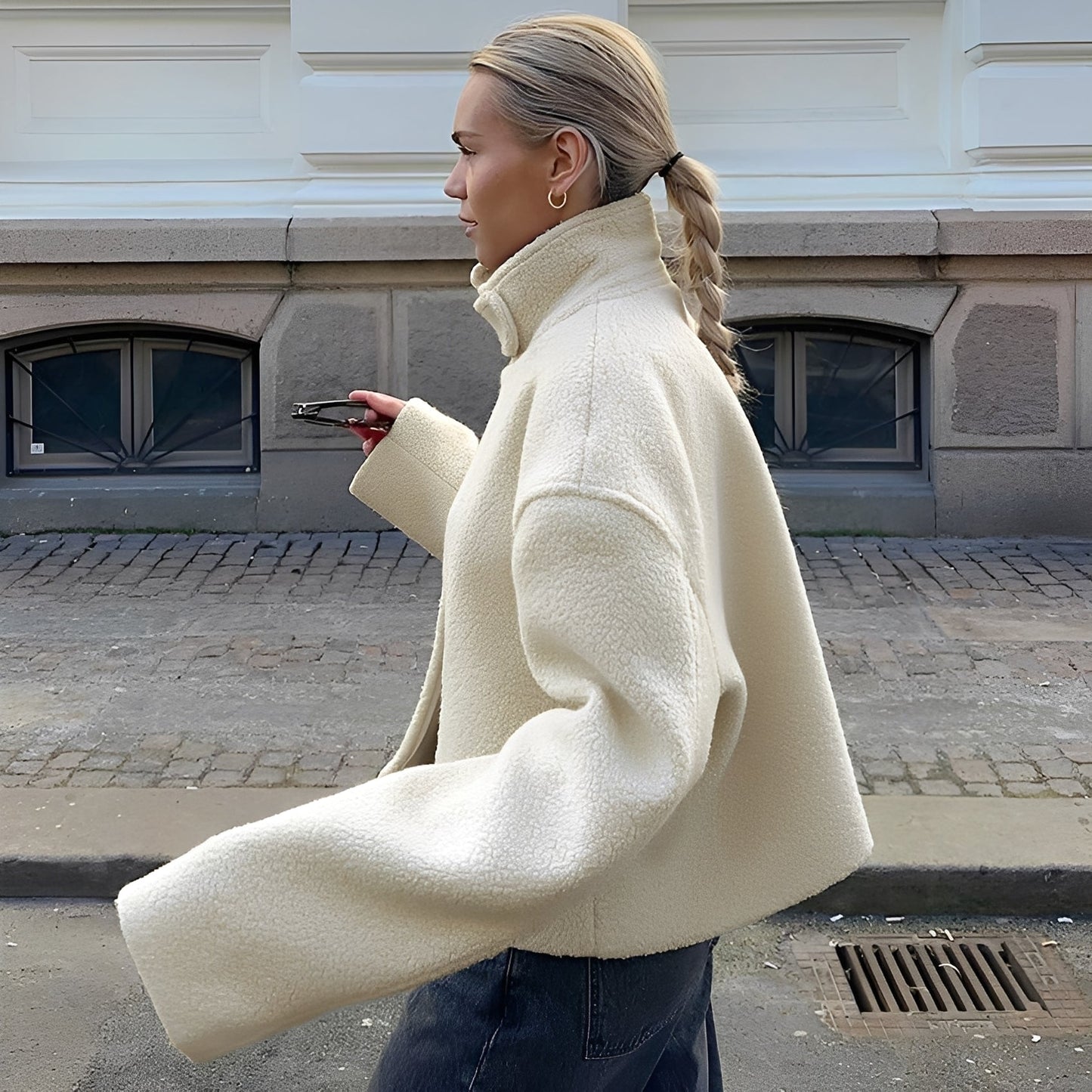 Shania - Manta de Fleece Oversize, Lejeră și la Modă pentru Dame