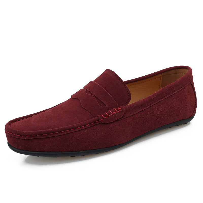 Gibson - Pantofi loafer retro din piele întoarsă pentru bărbați
