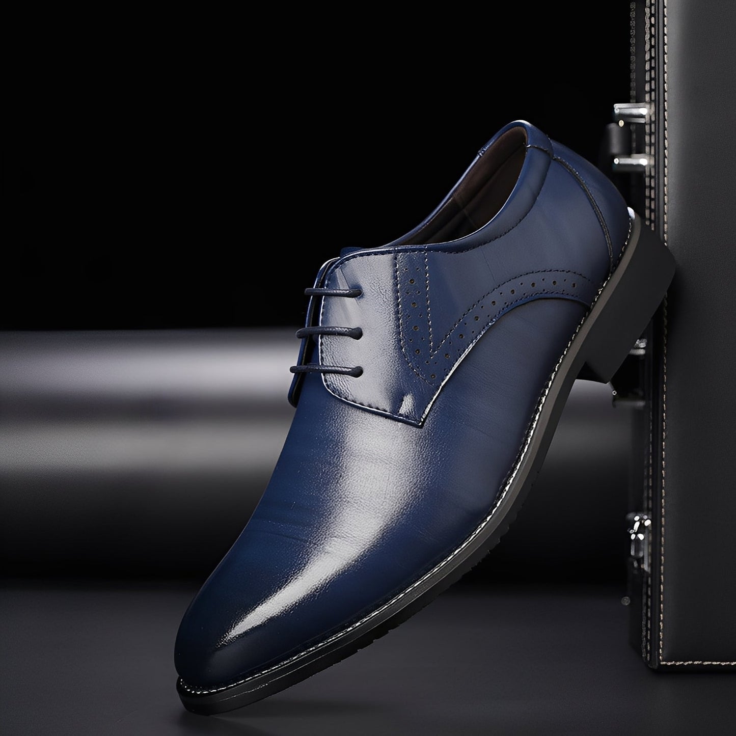 Beckham - Pantofi eleganți cu șiret în stil brogue pentru bărbați