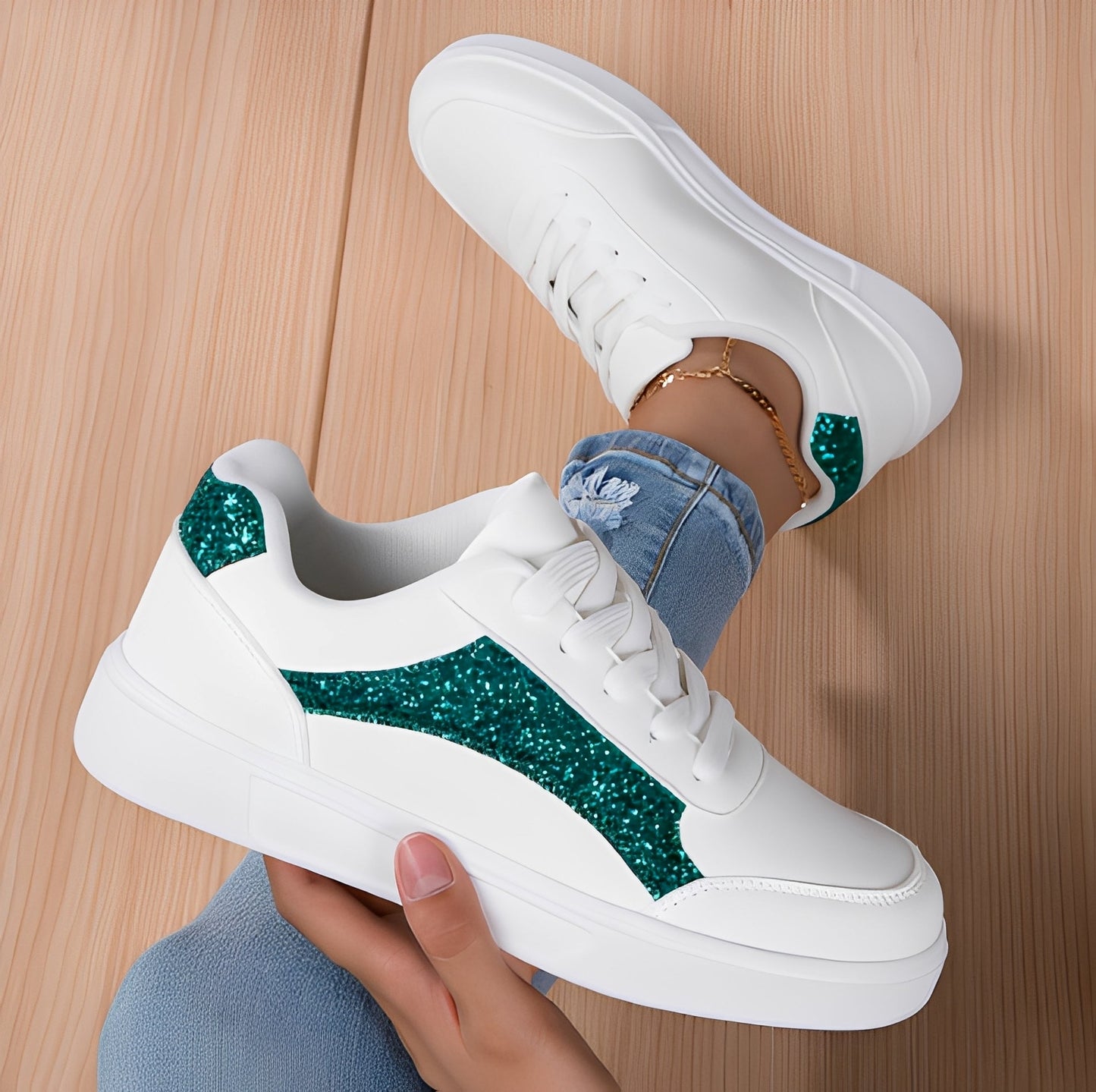 Rexanne - Adidași eleganți din piele PU pentru doamne