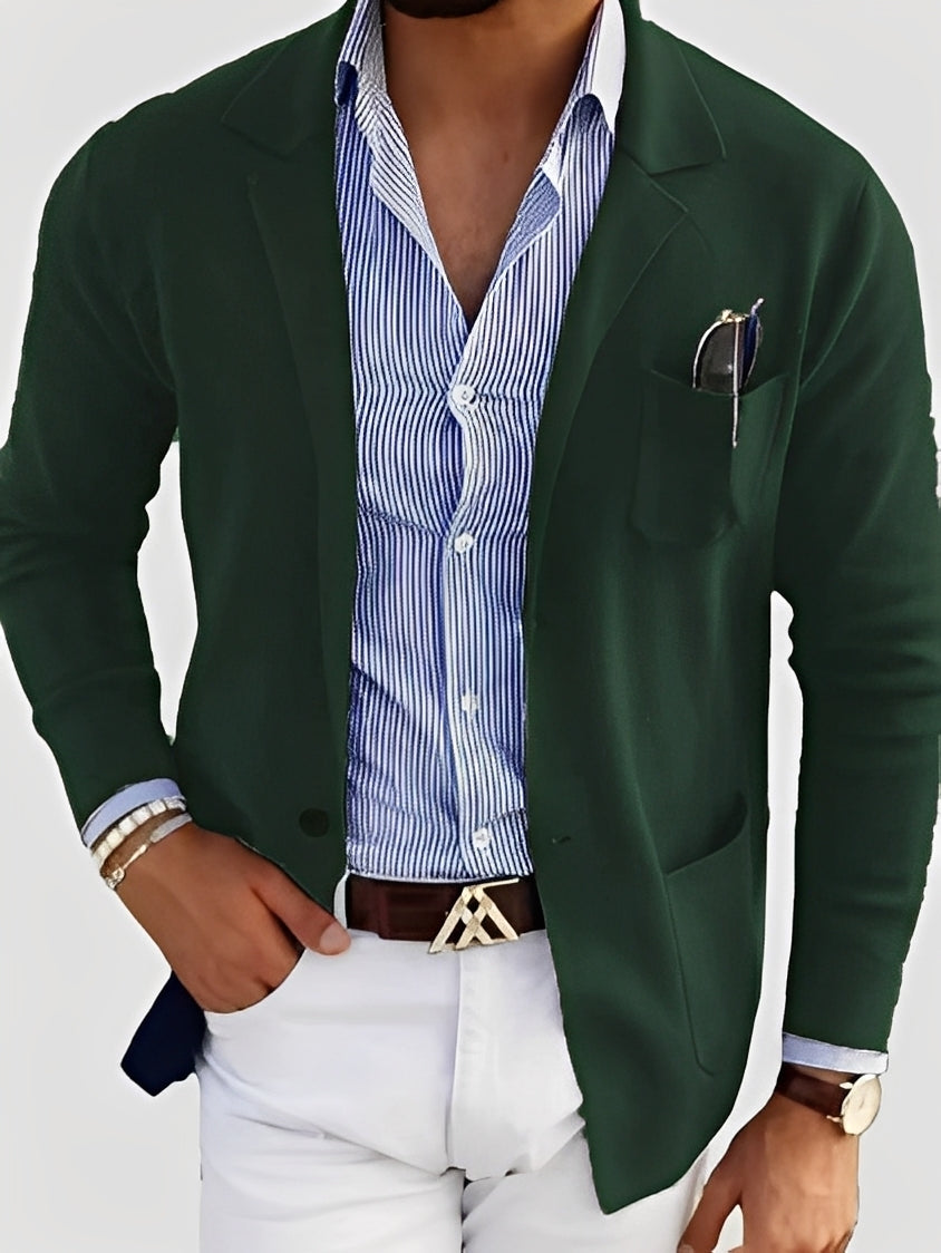 Darrin - Cardigan larg cu buzunare pentru bărbați