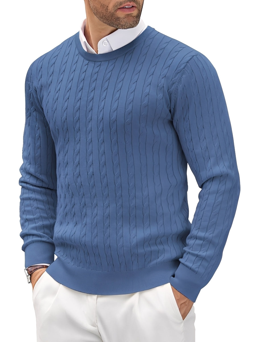 Romilly - Tricou tricotat strâmt și lejer pentru bărbați