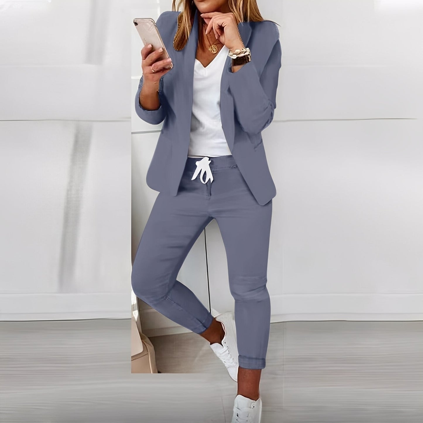 Madelyn - Bluză și pantaloni lejeri pentru femei
