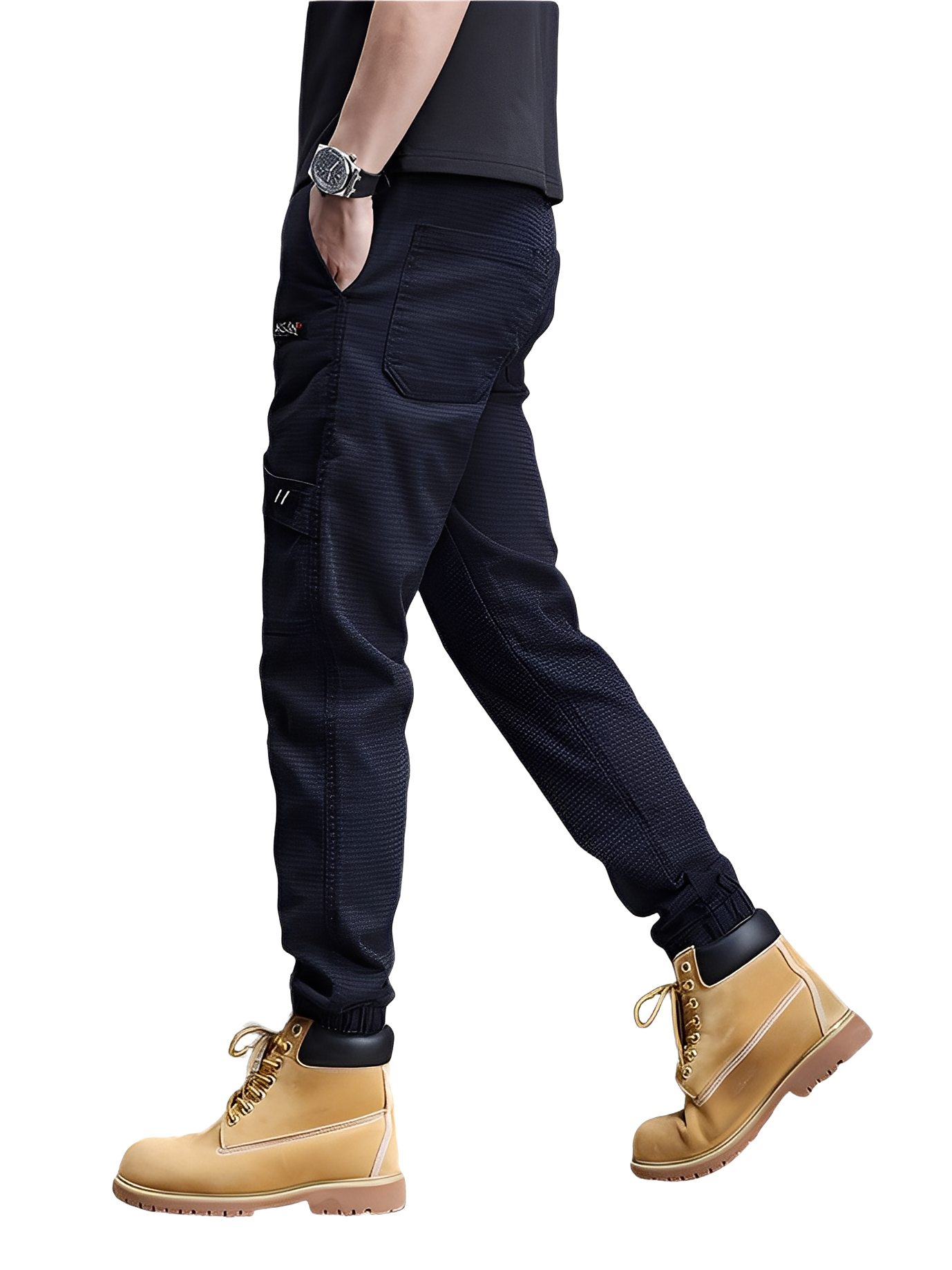 Alvin - Pantaloni de sport eleganți cu șnur pentru bărbați