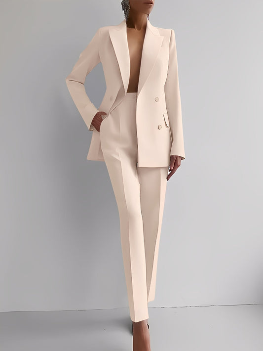 Nydia - Set formal de sacou și pantaloni slim-fit pentru femei