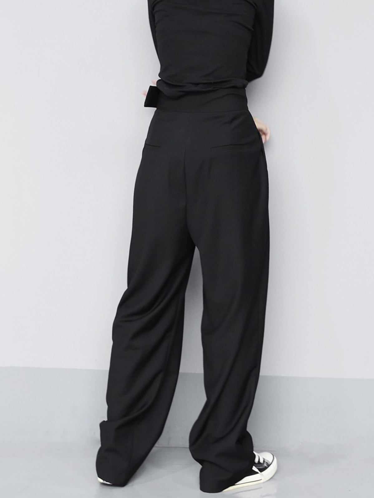 Marisa – Pantaloni evazați cu velcro